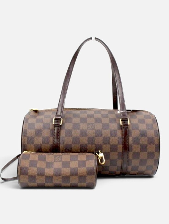 Handbags - Louis Vuitton Papillon Bundle 2 Piece With Pouch Damier Ebene Shoulder Bag